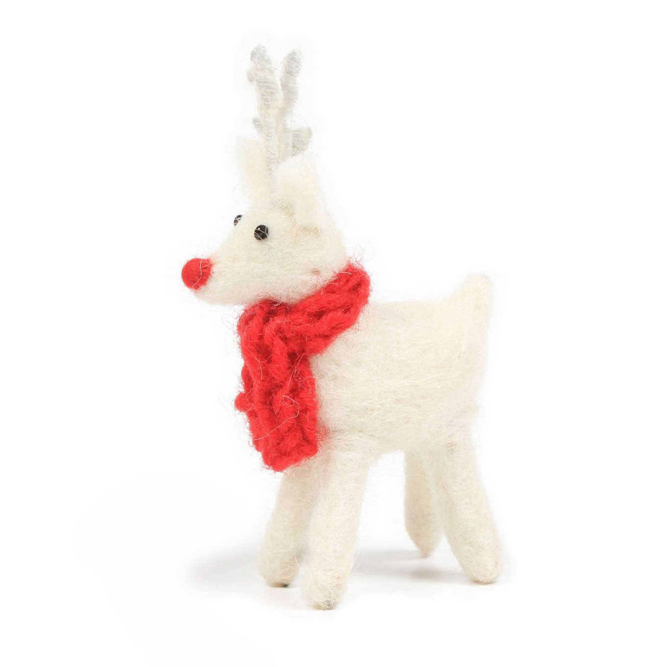 Mini White or Brown Standing Reindeer