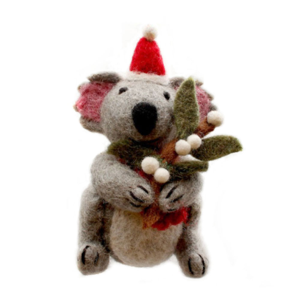 Koala with Mistletoe Sprig