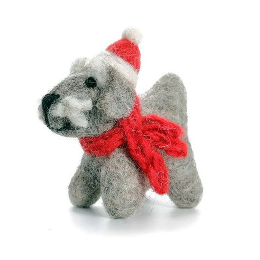 Mini Schnauzer Decoration from Amica Felt
