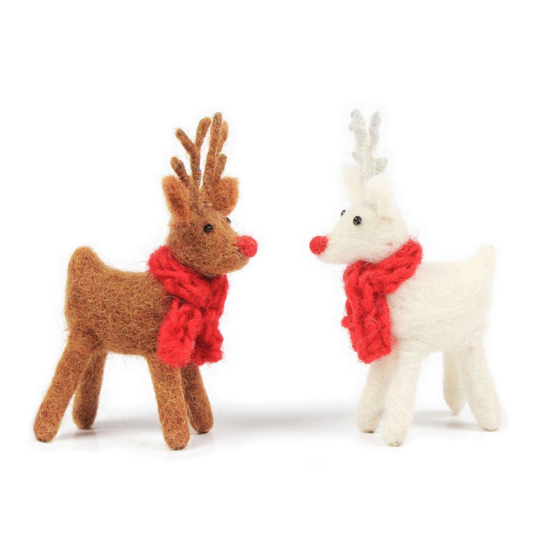 Mini Standing Reindeer from Amica Felt